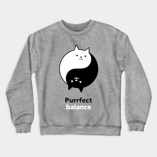 Ying Yang Cats Purrfect Crewneck Sweatshirt